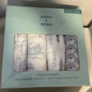 Aden + Anais 4 Pack Muslin Swaddles